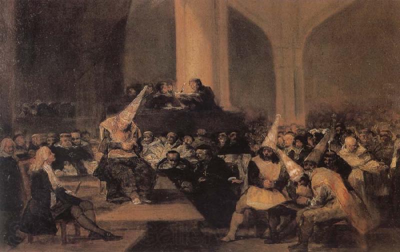 Francisco Goya Inquisition Norge oil painting art